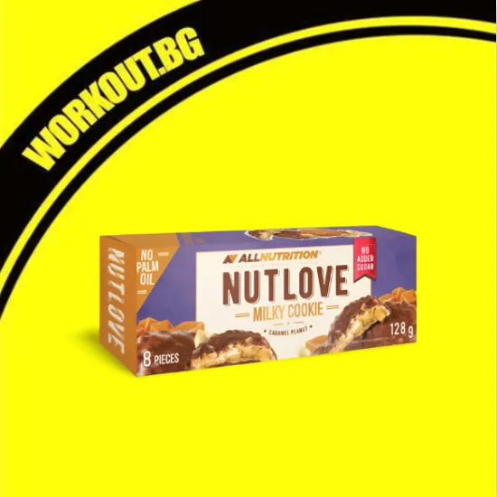 Allnutrition NutLove Milky Cookie | Caramel & Peanut [128 грама]