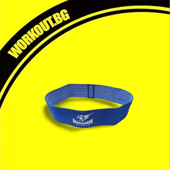 ARMAGEDDON Тренировъчен Ластик от Текстил за Тренировка на Крака – Син