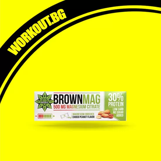 Cvetita Herbal BrownMag - Magnesium Enriched Protein Bars – Peanut