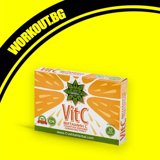Cvetita Herbal Vitamin C + Siberian Ginseng & Leuzea 30 таблетки