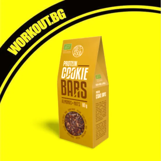 Diet - Food Protein Cookies Bars / Almond + Nuts