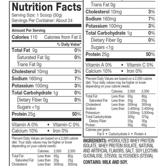 Dymatize ISO 100 Hydrolyzed Protein