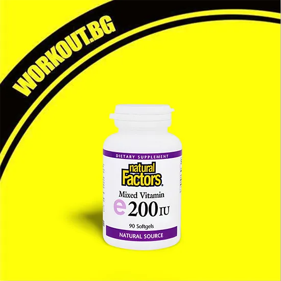 Natural Factors Vitamin E 200 IU Natural Source Tocopherol