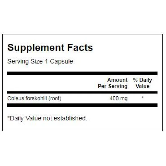 SWANSON Coleus Forskohlii / Forskolin 400 mg
