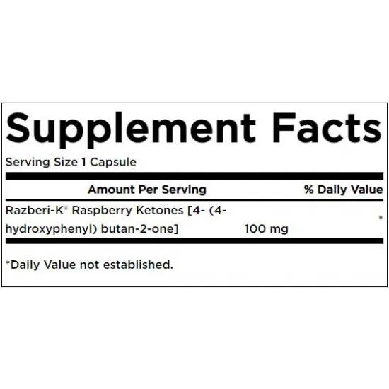 SWANSON Razberi - K 100 mg | Raspberry Ketones